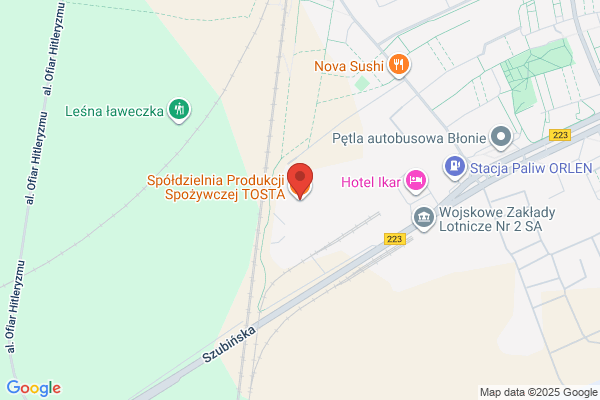 Tosta. Spóldzielnia Produkcji Spozywczej. Producent pieczywa, ciast, panieru