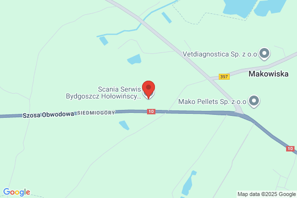 Scania-Serwis. Warsztat samochodowy. Granosik, Holowinski