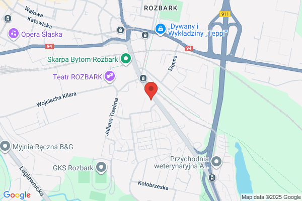 Rozbark. Przychodnia Górniczego Zespolu Lecznictwa Ambulatoryjnego Unia Bracka