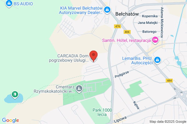 Carcadia SC. Przedsiebiorstwo pogrzebowe