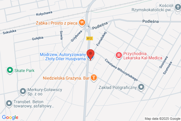 Modrzew. Dealer narzedzi ogrodniczych. Zukowski J.