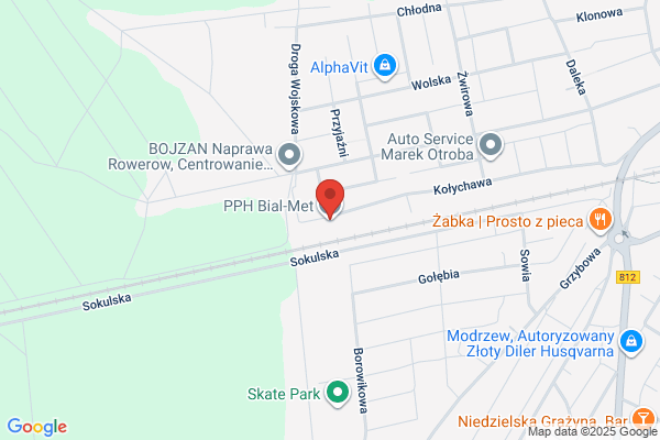 Bial-Met. Zaklad metalowy. Produkcja blach trapezowanych i pokryc dachowych