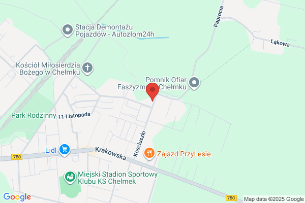 Lesnictwo Chelmek. Nadlesnictwo Chrzanów