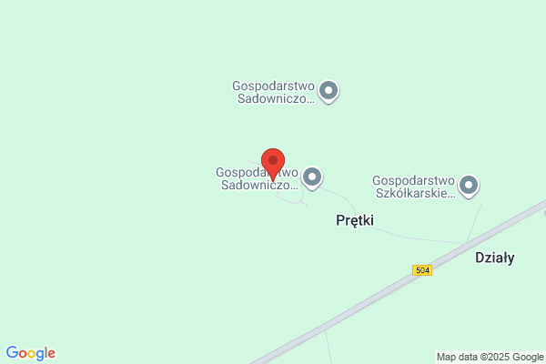 Gursztyn Andrzej. Gospodarstwo sadowniczo - szkólkarskie