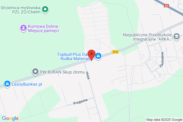 Generalna Dyrekcja Dróg Krajowych i Autostrad. Rejon Chelm. Baza materialowa