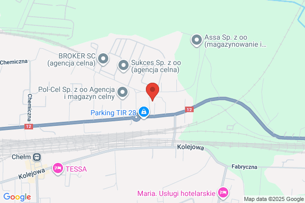 Spóldzielnia Transportu Wiejskiego. Stacja kontroli pojazdów i obslugi samochodów