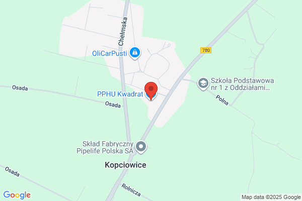 Kwadrat. PPHU. Produkcja i naprawa plandek. Reklama. Wojtków J.