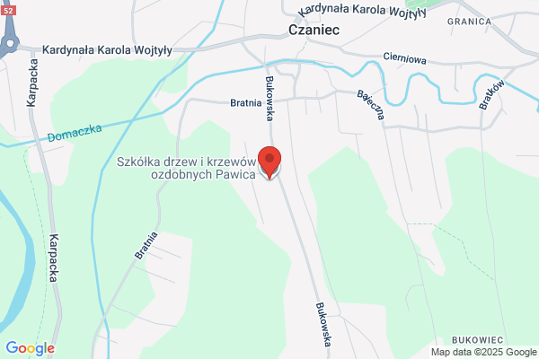 Pawica Anna i Jerzy. Szkólka drzew i krzewów ozdobnych