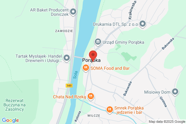 Urzad Pocztowy Porabka. Filia