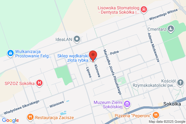 Okunek. Sklep wedkarsko - zoologiczny. Pieczko Z.