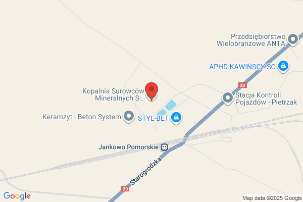 Surminex. Kruszywa mineralne, piasek drobnoziarnisty