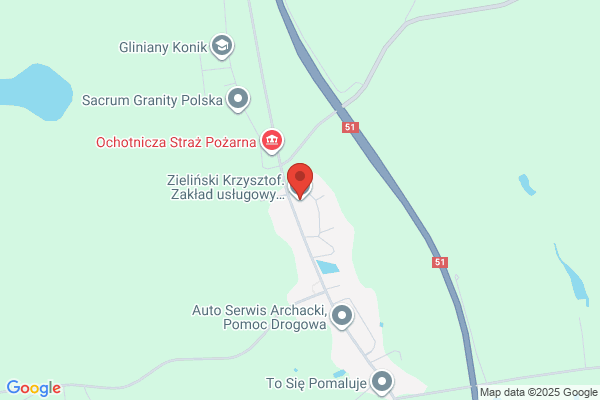 Zielinski. Zaklad uslugowy tapicerki samochodowej. Zielinski K.