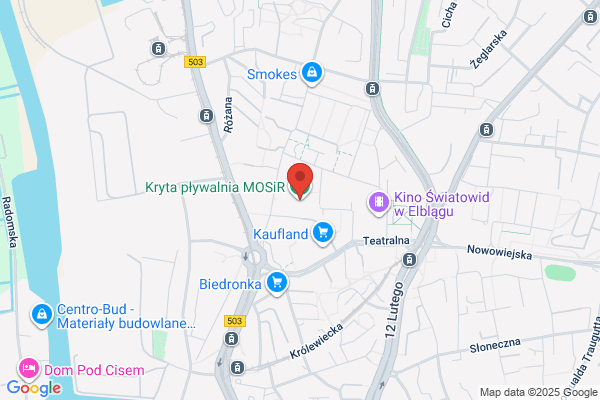 Plywalnia kryta Miejskiego Osrodka Sportu i Rekreacji