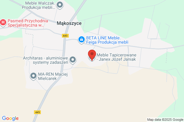 Janex. Sklep meblowy. Ziemski J.