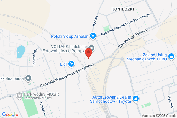 Alwa. Hurtownia owoców, warzyw i art. spozywczych. Zyskowska E.
