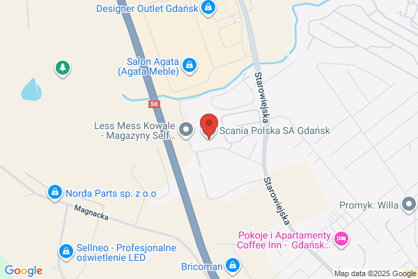 Scania Polska SA. Oddzial Gdansk. Autoryzowany dealer i serwis Scania