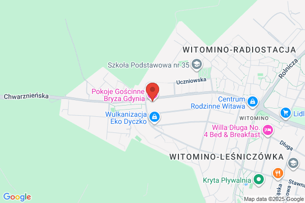 Bryza. Pokoje goscinne