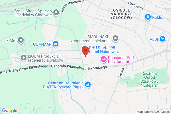 Lesnictwo Zabornia. Nadlesnictwo Glogów
