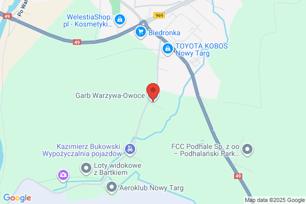 Gabex. Hurtownia warzyw i owoców. Gabara W.
