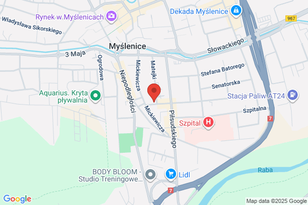 Urzad Pocztowy Myslenice. Oddzial