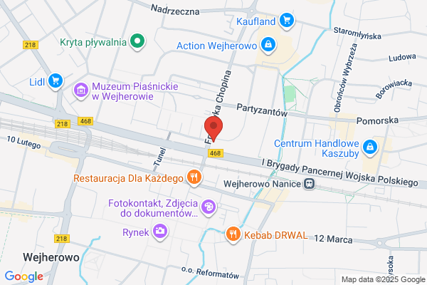 Ochnio. Zaklad pogrzebowy
