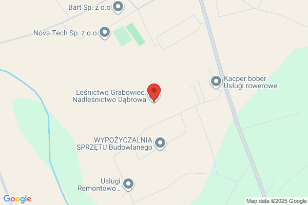 Lesnictwo Dabrowa. Nadlesnictwo Goscieradów