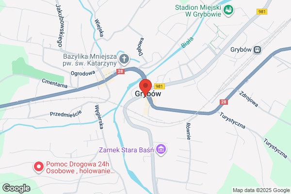 Urzad Pocztowy Grybów. Filia