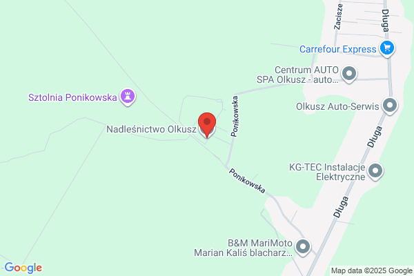 Malinka. Lesniczówka. Nadlesnictwo Olkusz