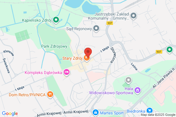Zdrojowa. Restauracja