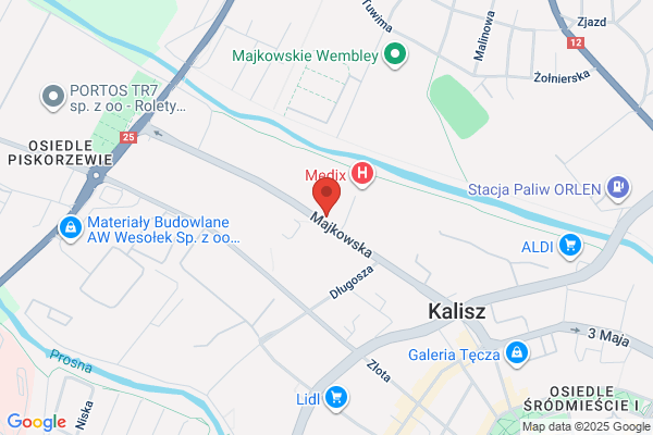 Alando. Centrum okienne