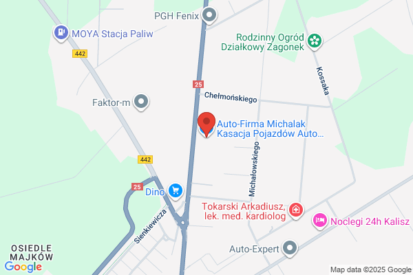 Michalak Bogumil. Warsztat naprawy samochodów