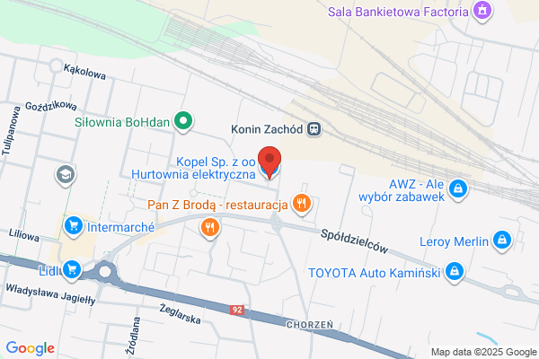 Akkop. Hurtownie elektrotechniczne
