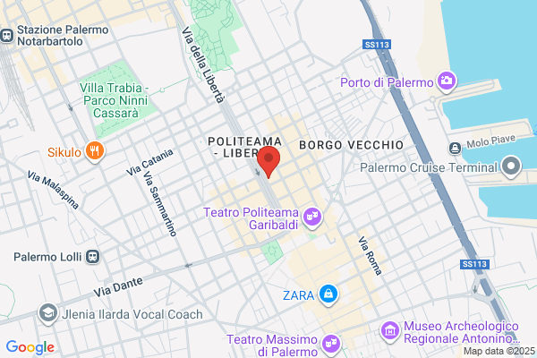 Palermo. Sklep cukierniczy. Lenda K.