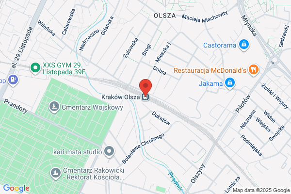 PKP. Stacja kolejowa Kraków - Olsza