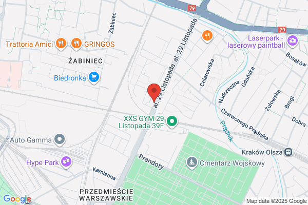 Mapa. Biuro uslug geodezyjnych. Klimsza J.