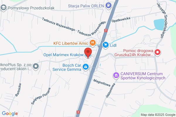 Marimex. Salon sprzedazy Opla