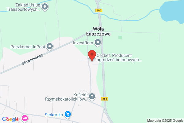 Cezbet. PPHU. Produkcja ogrodzen betonowych i kregów, kostka brukowa