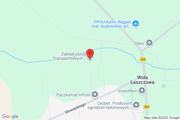 Lidzbinski Zbigniew. Zaklad uslug transportowych