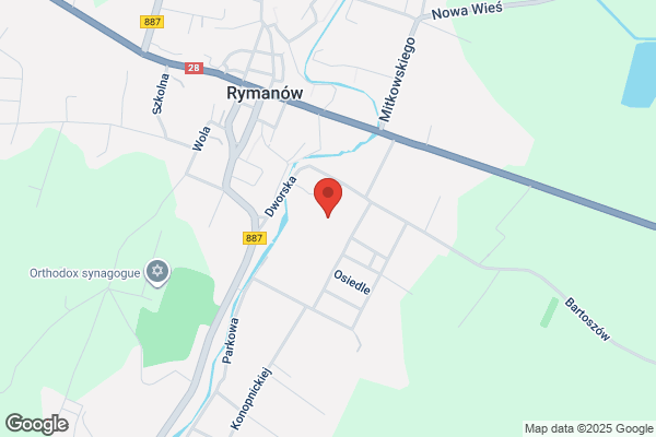 Osada lesna. Nadlesnictwo Rymanów