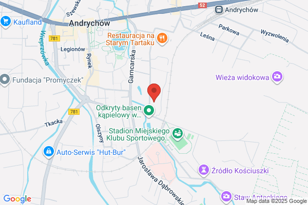 Lesnictwo Czaniec. Nadlesnictwo Andrychów