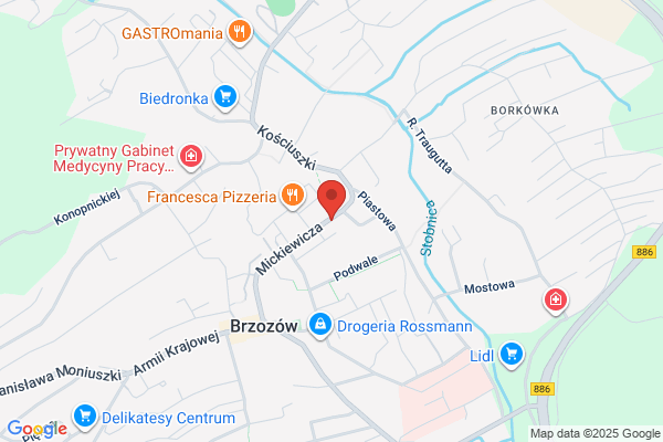 Deregowska E. Fryzjerstwo0 94 354 46 20 wew.: 41 12adres: