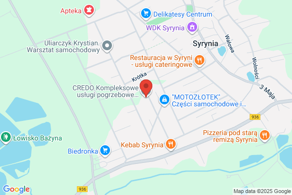 Gensty Czeslawa. Zaklad pogrzebowy