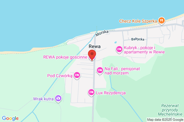 Rewa. Pokoje goscinne