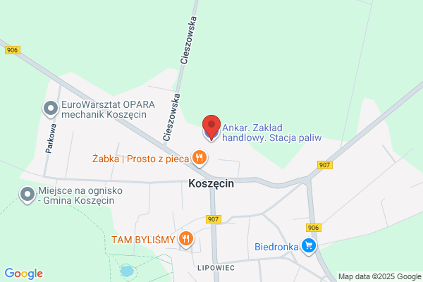 Ankar. Zaklad handlowy. Stacja paliw