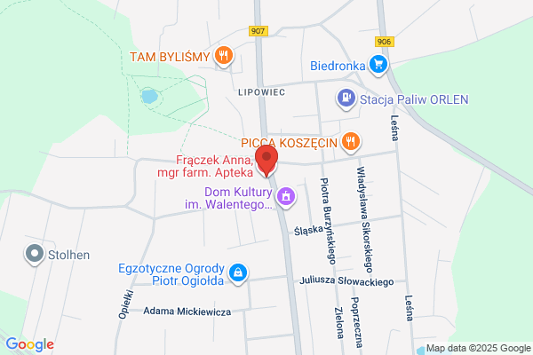 Kwiecinska Anna, mgr. Apteka. Leki gotowe, leki recepturowe