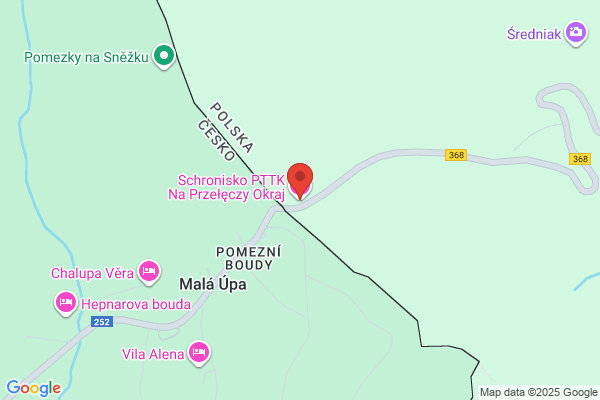 Na Przeleczy Okraj. Schronisko PTTK