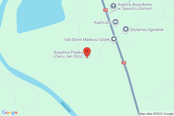 Jastrzab. Zwiry, piaski, kliniec