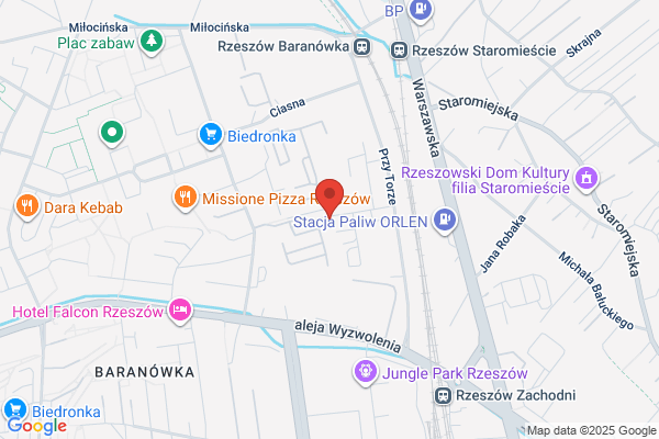 Karpacki Operator Systemu Dystrybucyjnego Sp. z o.o. w Tarnowie. Zaklad Gazowniczy w Rzeszowie. Rejon eksploatacji sieci
