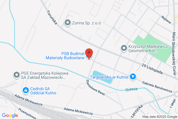 Sprzedaz materialów budowlanych GS Samopomoc Chlopska