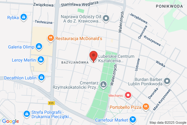 Warsztaty Miedzyszkolne Lubelskiego Centrum Edukacji Zawodowej